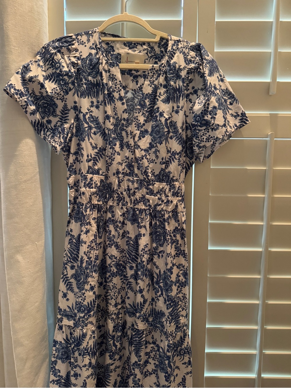 Maeve Blue and White Somerset Floral Midi Dress small
Anthropologie classic - Picture 3 of 3